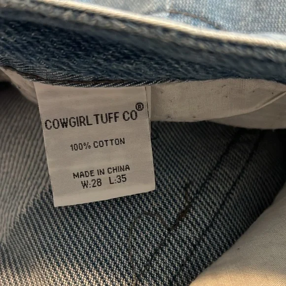 Just Tuff jeans Patches wide leg jeans - Picture 6 of 6